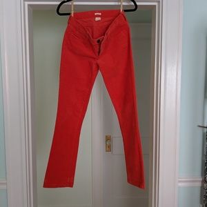 J Crew Orange Corduroy Pants